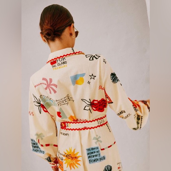 NWT Never Fully Dressed Poema Shirt Dress - Picture 4 of 11